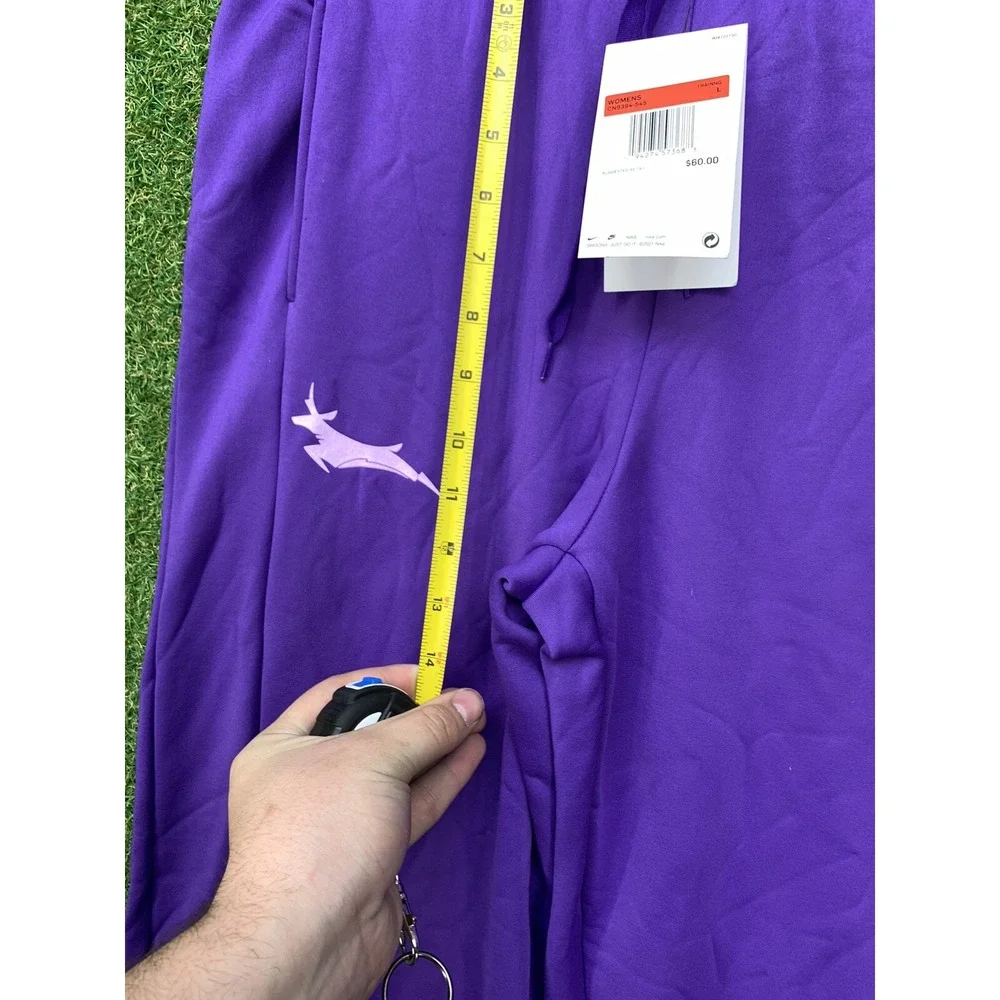 Nike Sweatpants Womens Large GCU Grand Canyon Lopes Tech Fleece Purple NWT